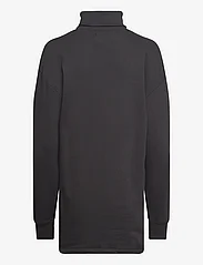 Calvin Klein Jeans - MONOLOGO ROLL NECK DRESS - sukienki bluzy - ck black - 1