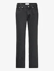 Calvin Klein Jeans - LOW RISE STRAIGHT - tiesaus kirpimo džinsai - denim black - 0