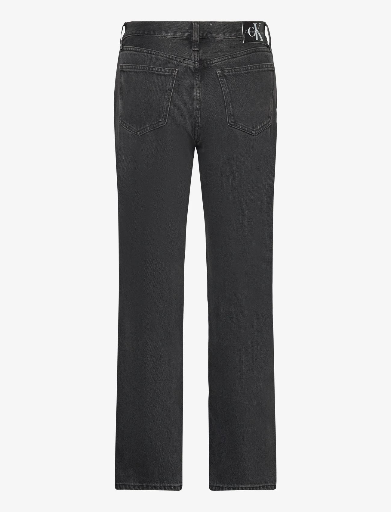 Calvin Klein Jeans - LOW RISE STRAIGHT - suorat farkut - denim black - 1