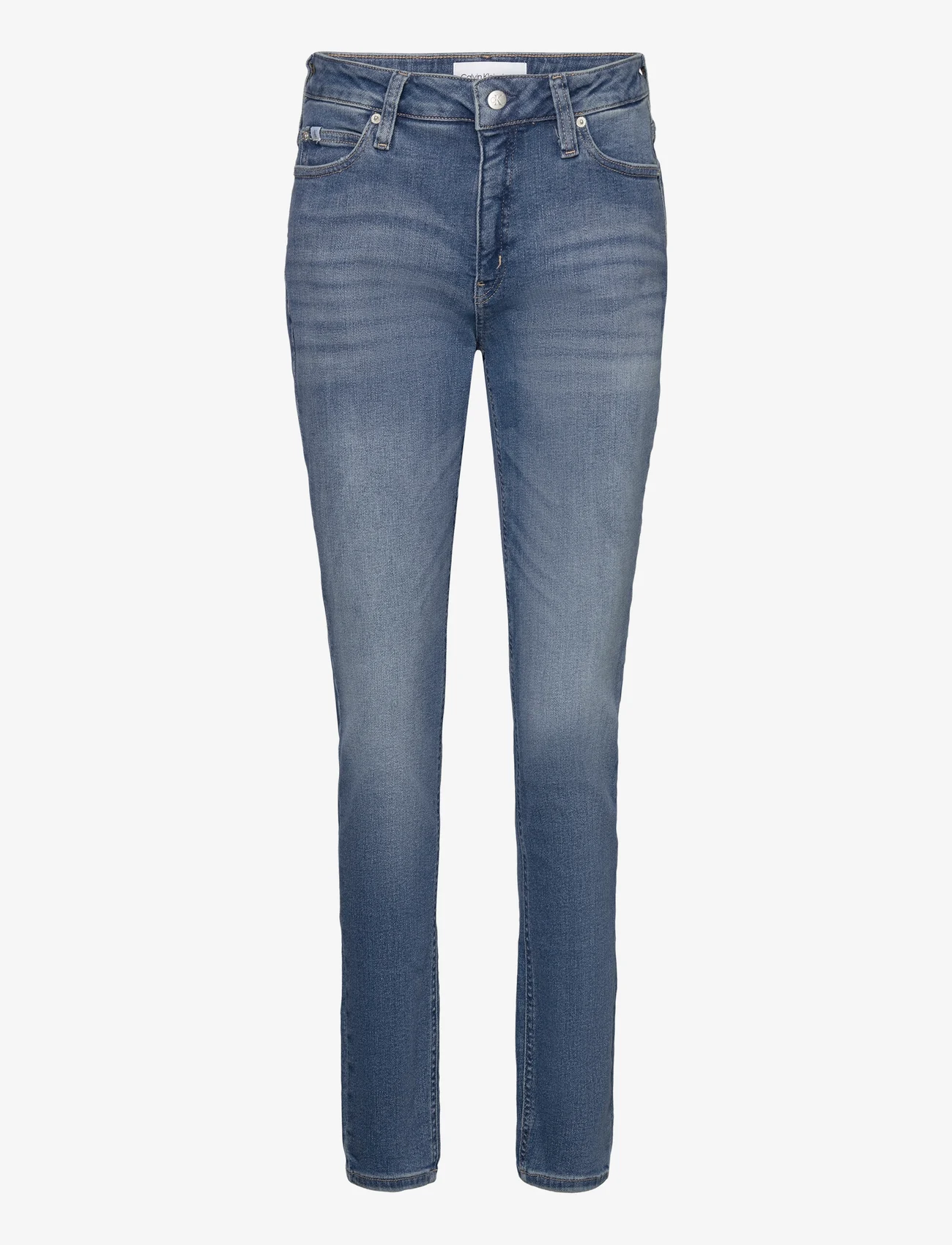 Calvin Klein Jeans - MID RISE SKINNY - liibuvad teksad - denim medium - 0