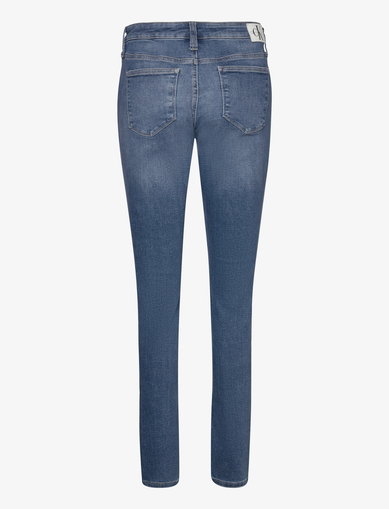Calvin Klein Jeans - MID RISE SKINNY - siaurėjantys džinsai - denim medium - 1