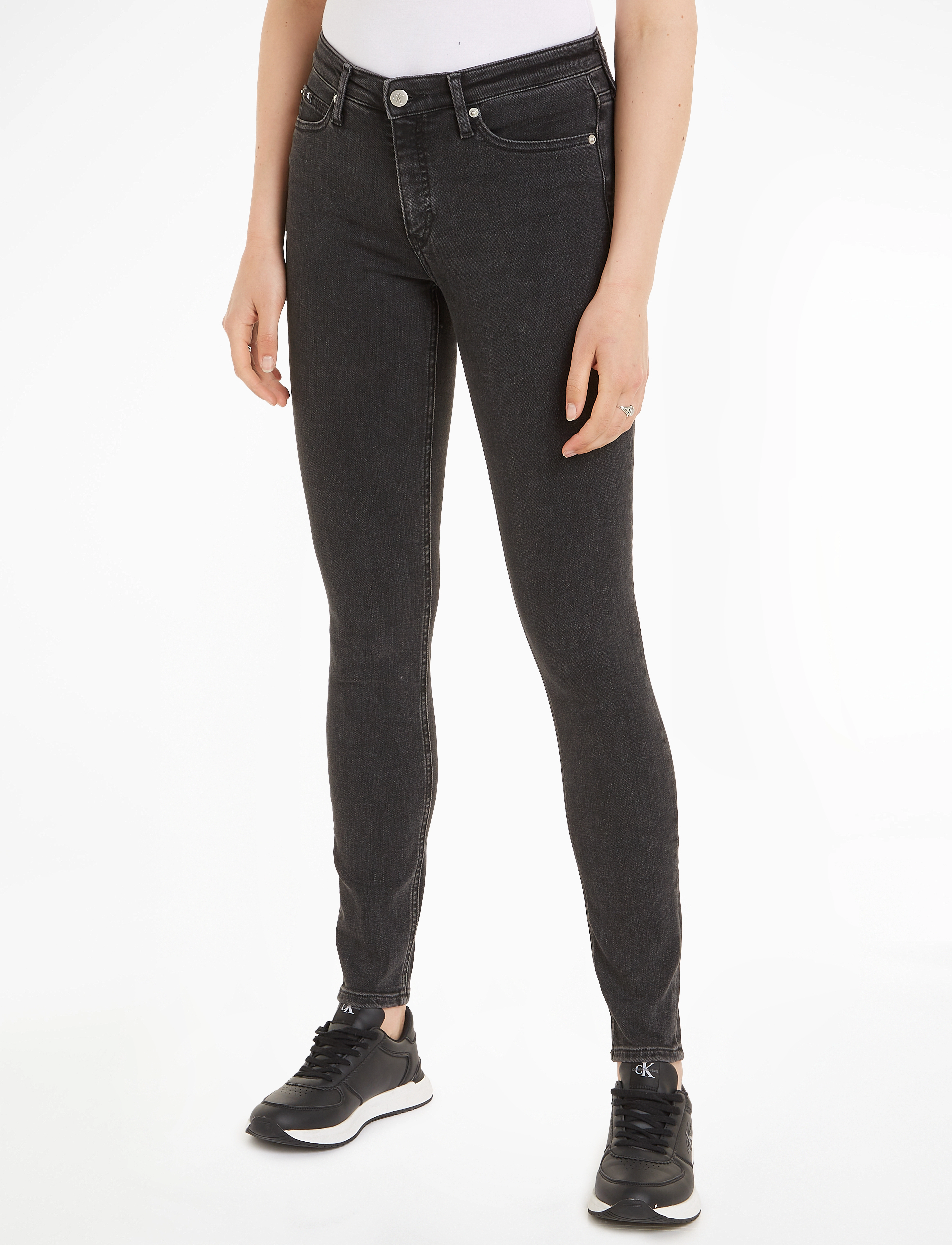 MID RISE SKINNY - DENIM