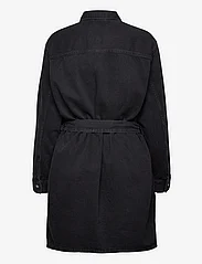 Calvin Klein Jeans - BELTED UTILITY DENIM SHIRT DRESS - džinsinės suknelės - denim black - 1