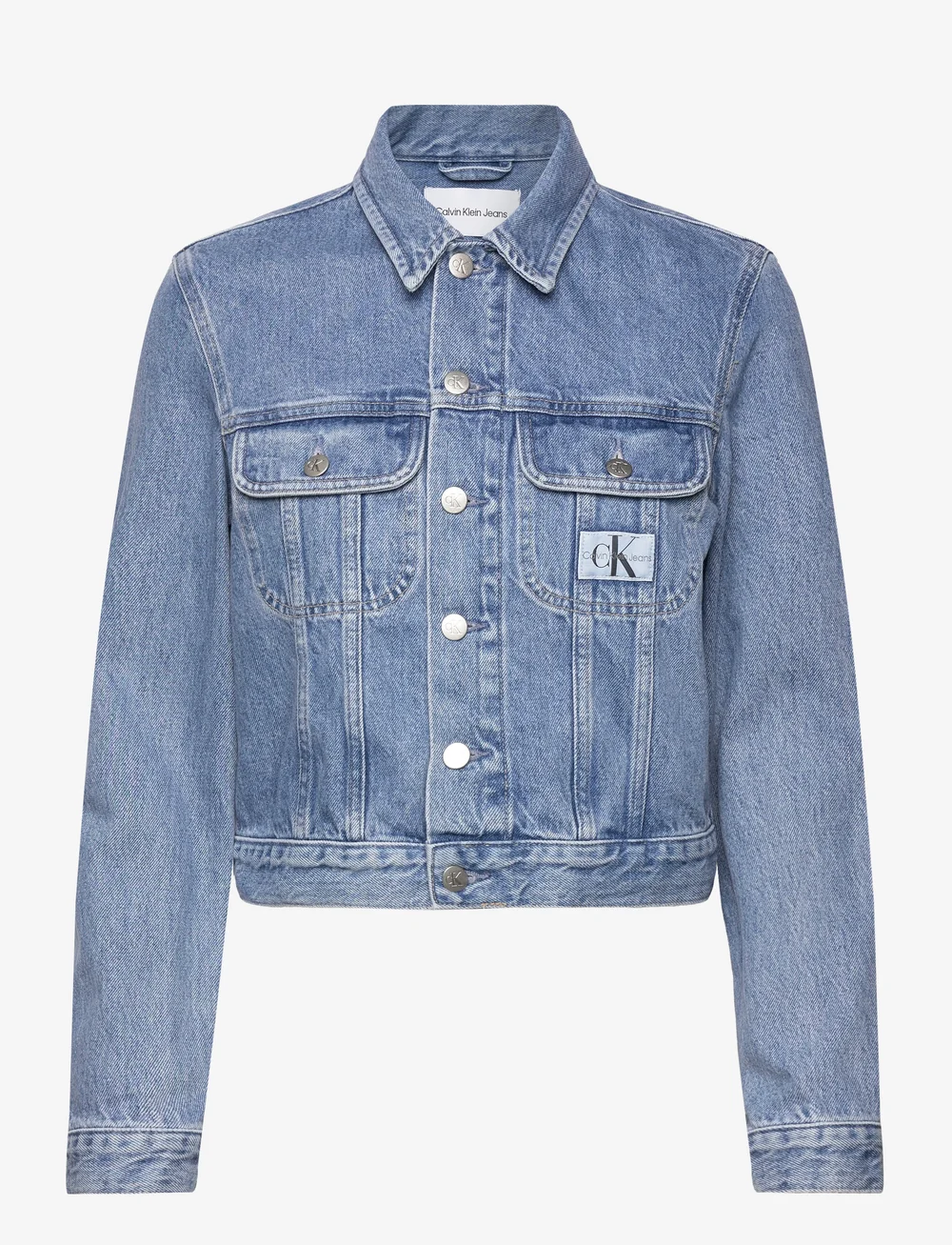 Calvin klein 2025 logo denim jacket