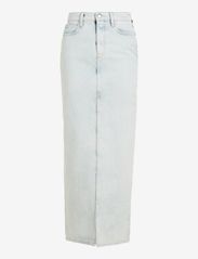 Calvin Klein Jeans - FRONT SPLIT MAXI DENIM SKIRT - maxi röcke - denim light - 0