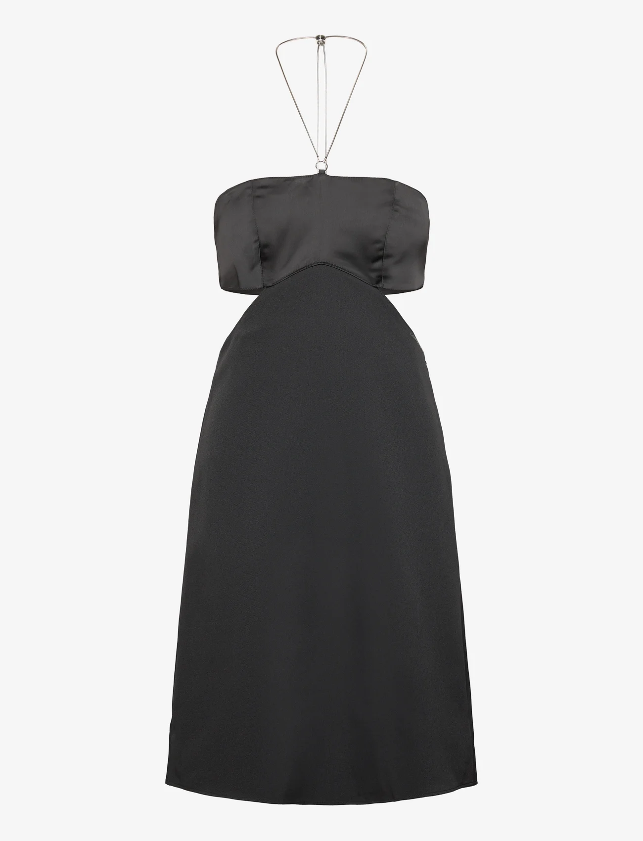 Calvin Klein Jeans - BUSTIER CHAIN DETAIL DRESS - midi jurken - ck black - 0