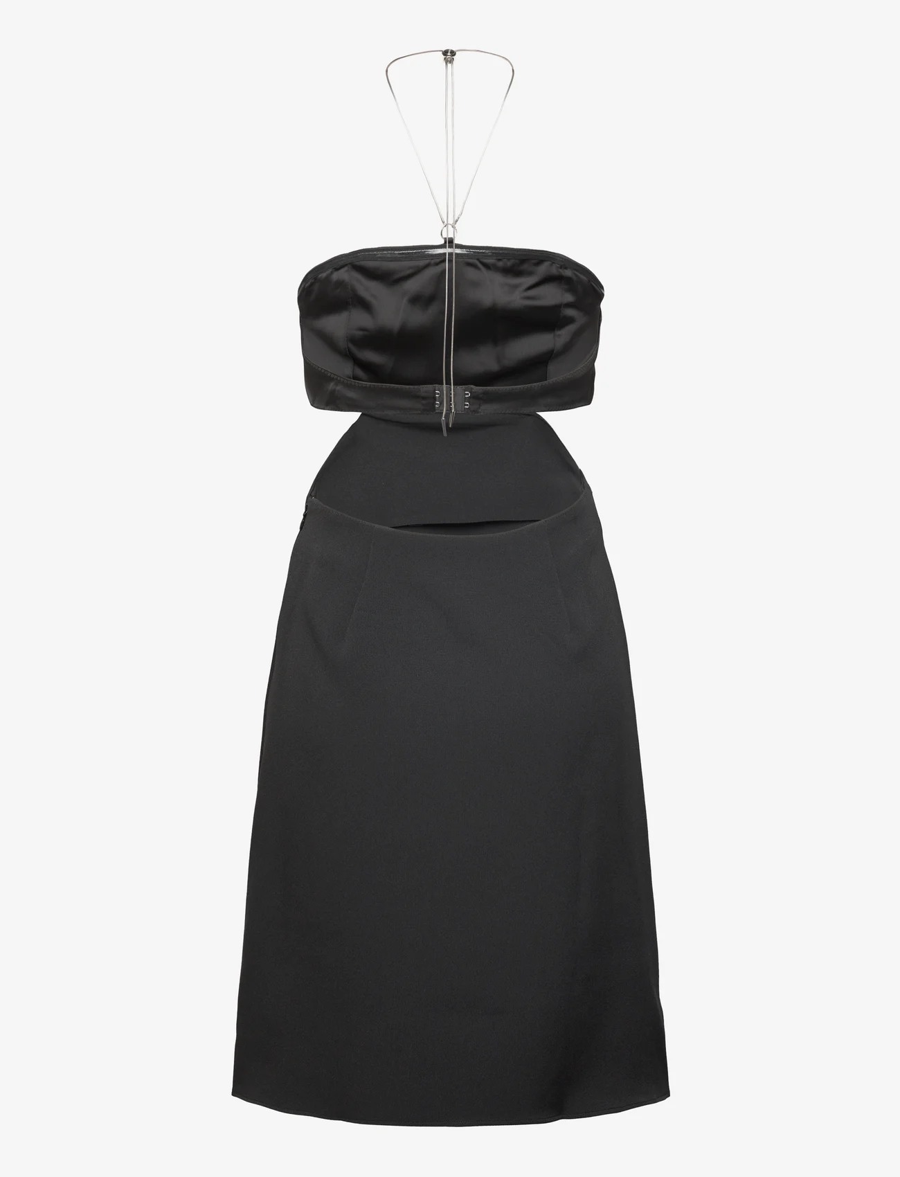 Calvin Klein Jeans - BUSTIER CHAIN DETAIL DRESS - midi jurken - ck black - 1