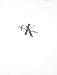 Calvin Klein Jeans - MONOLOGO SLIM TEE - najniższe ceny - bright white - 5