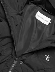 Calvin Klein Jeans - BELTED QUILTED COAT - spring jackets - ck black - 2