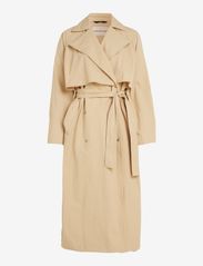 BELTED TRENCH COAT - WARM SAND
