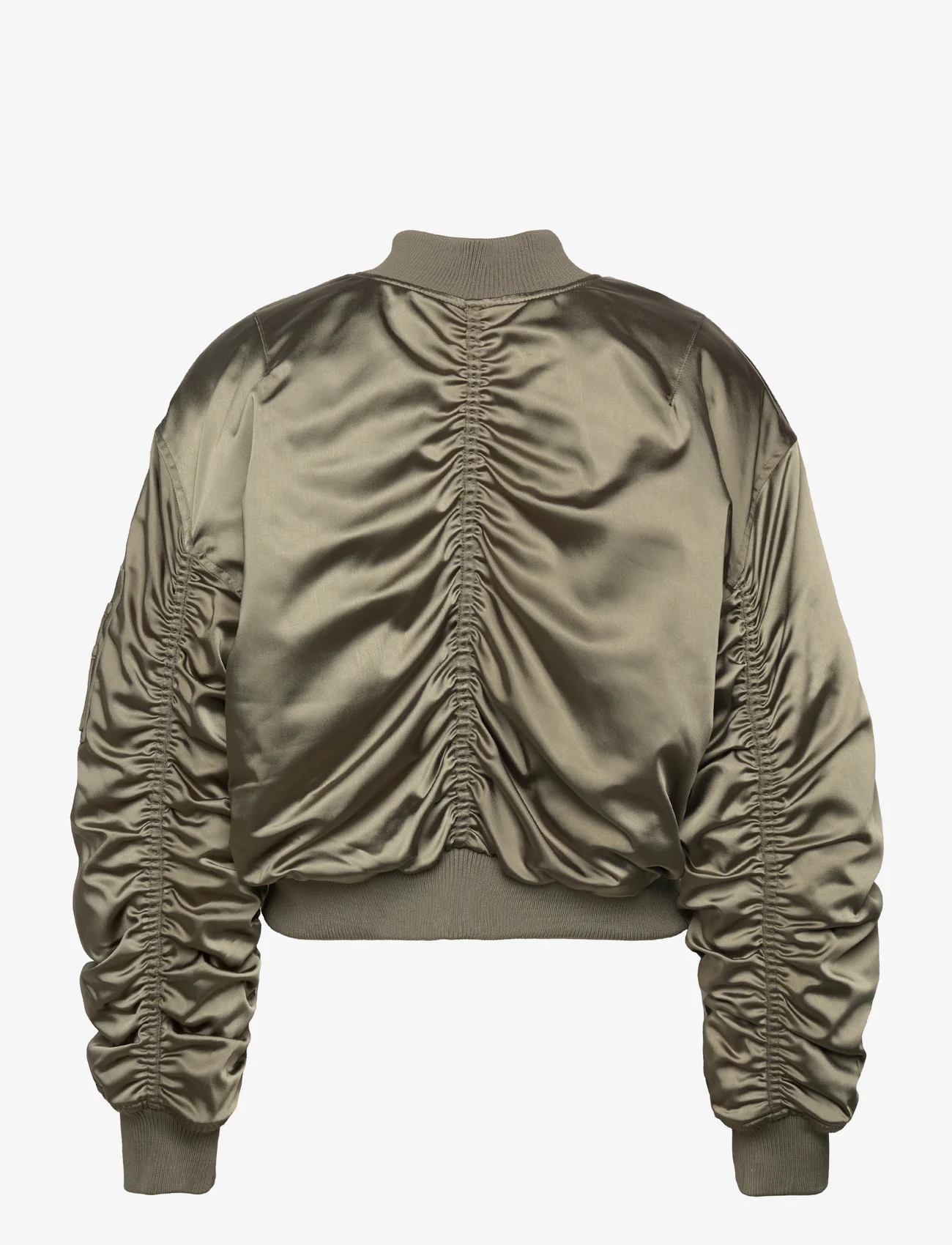 Calvin Klein Jeans - SATIN BOMBER - spring jackets - dusty olive - 1