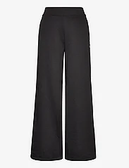 Calvin Klein Jeans - CK EMBRO BADGE KNIT PANT - hosen mit weitem bein - ck black - 0