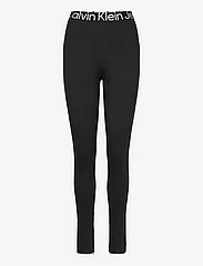Calvin Klein Jeans - LOGO TAPE MILANO LEGGINGS - legginsit - ck black - 0