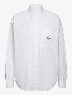 WOVEN LABEL RELAXED SHIRT, Calvin Klein Jeans
