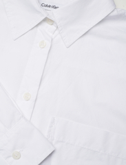 Calvin Klein Jeans - WOVEN LABEL RELAXED SHIRT - langärmlige hemden - bright white - 2