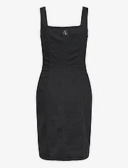 Calvin Klein Jeans - SEAMING DENIM DRESS - džinsinės suknelės - denim black - 1