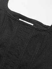 Calvin Klein Jeans - SEAMING DENIM DRESS - jeansklänningar - denim black - 2