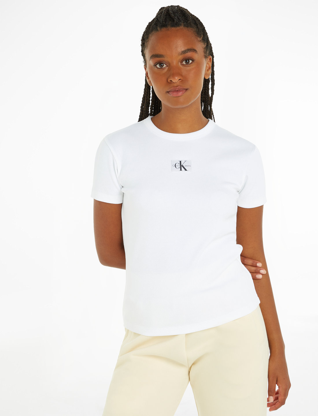 Calvin klein top t shirt label
