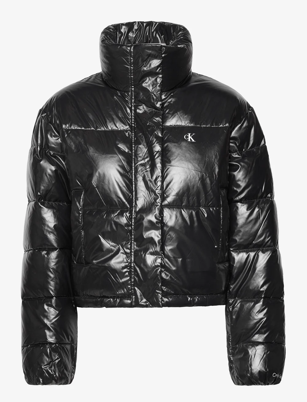 Calvin Klein Jeans Cropped Shiny Puffer 199.90 . Buy Down padded jackets from Calvin Klein Jeans online at Boozt . Fast delivery and easy
