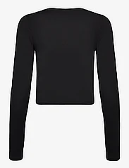 Calvin Klein Jeans - SEASONAL MONOLOGO LONG SLEEVE - topi ar garām piedurknēm - ck black - 1