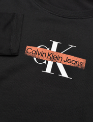 Calvin Klein Jeans - SEASONAL MONOLOGO LONG SLEEVE - langärmlige tops - ck black - 2