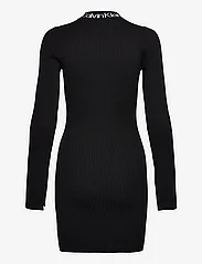 Calvin Klein Jeans - LOGO INTARSIA SWEATER DRESS - bodycon jurken - ck black - 1