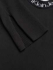 Calvin Klein Jeans - LOGO INTARSIA SWEATER DRESS - bodycon jurken - ck black - 2