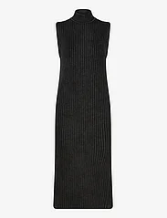 Calvin Klein Jeans - WASHED LONG SWEATER DRESS - kootud kleidid - ck black - 0