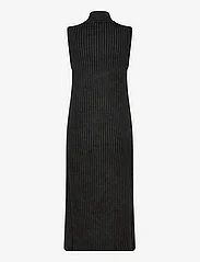 Calvin Klein Jeans - WASHED LONG SWEATER DRESS - stickade klänningar - ck black - 1