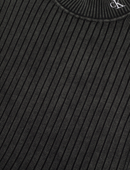 Calvin Klein Jeans - WASHED LONG SWEATER DRESS - strickkleider - ck black - 3