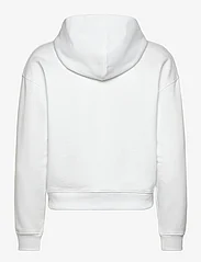 Calvin Klein Jeans - WOVEN LABEL HOODIE - sporta džemperi un džemperi ar kapuci - bright white - 1