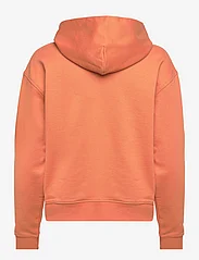 Calvin Klein Jeans - WOVEN LABEL HOODIE - sporta džemperi un džemperi ar kapuci - burnt clay - 1