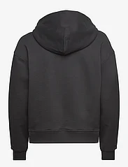 Calvin Klein Jeans - WOVEN LABEL HOODIE - sporta džemperi un džemperi ar kapuci - ck black - 1