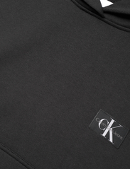 Calvin Klein Jeans - WOVEN LABEL HOODIE - sporta džemperi un džemperi ar kapuci - ck black - 2