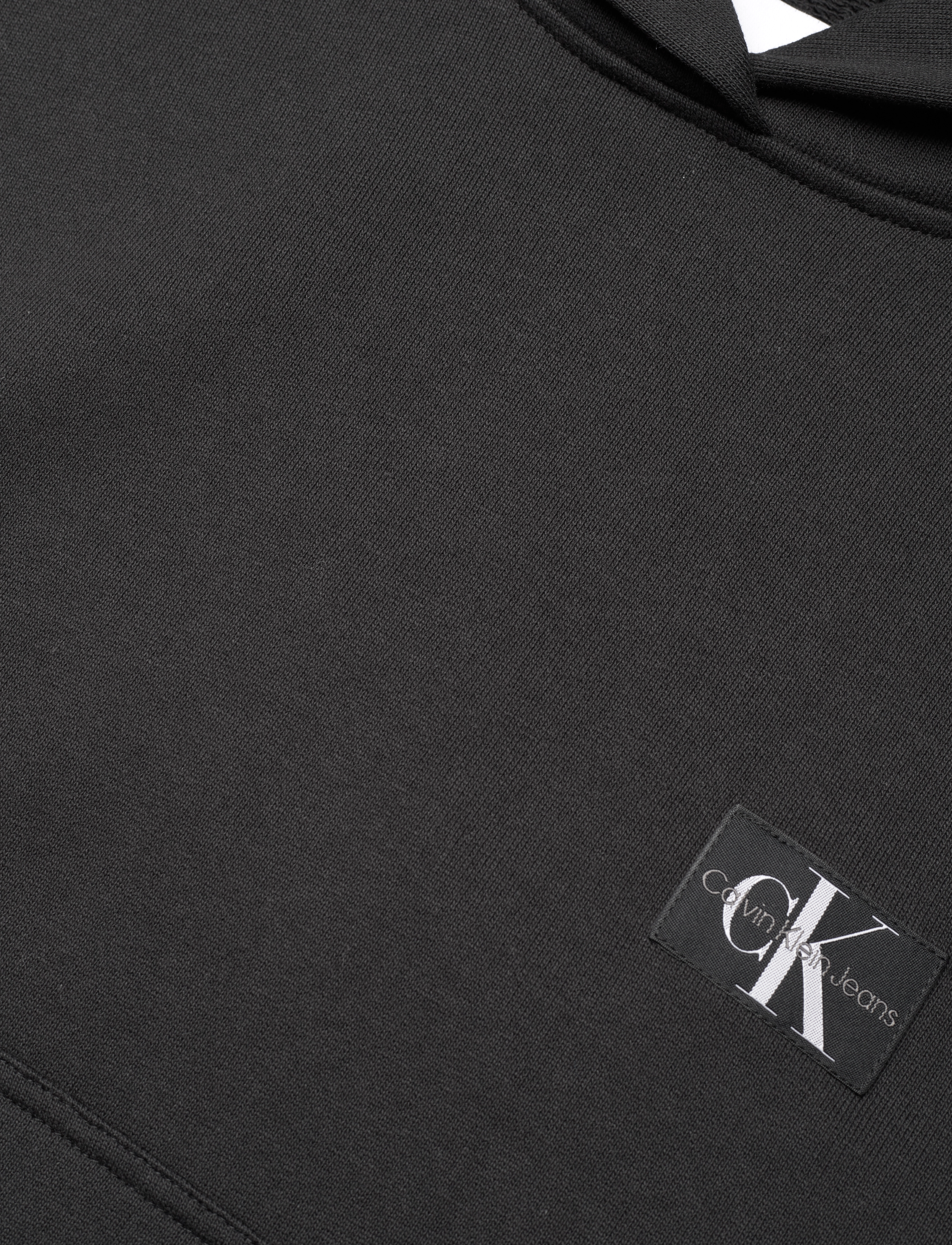 Calvin Klein Jeans - WOVEN LABEL HOODIE - ck black - 2