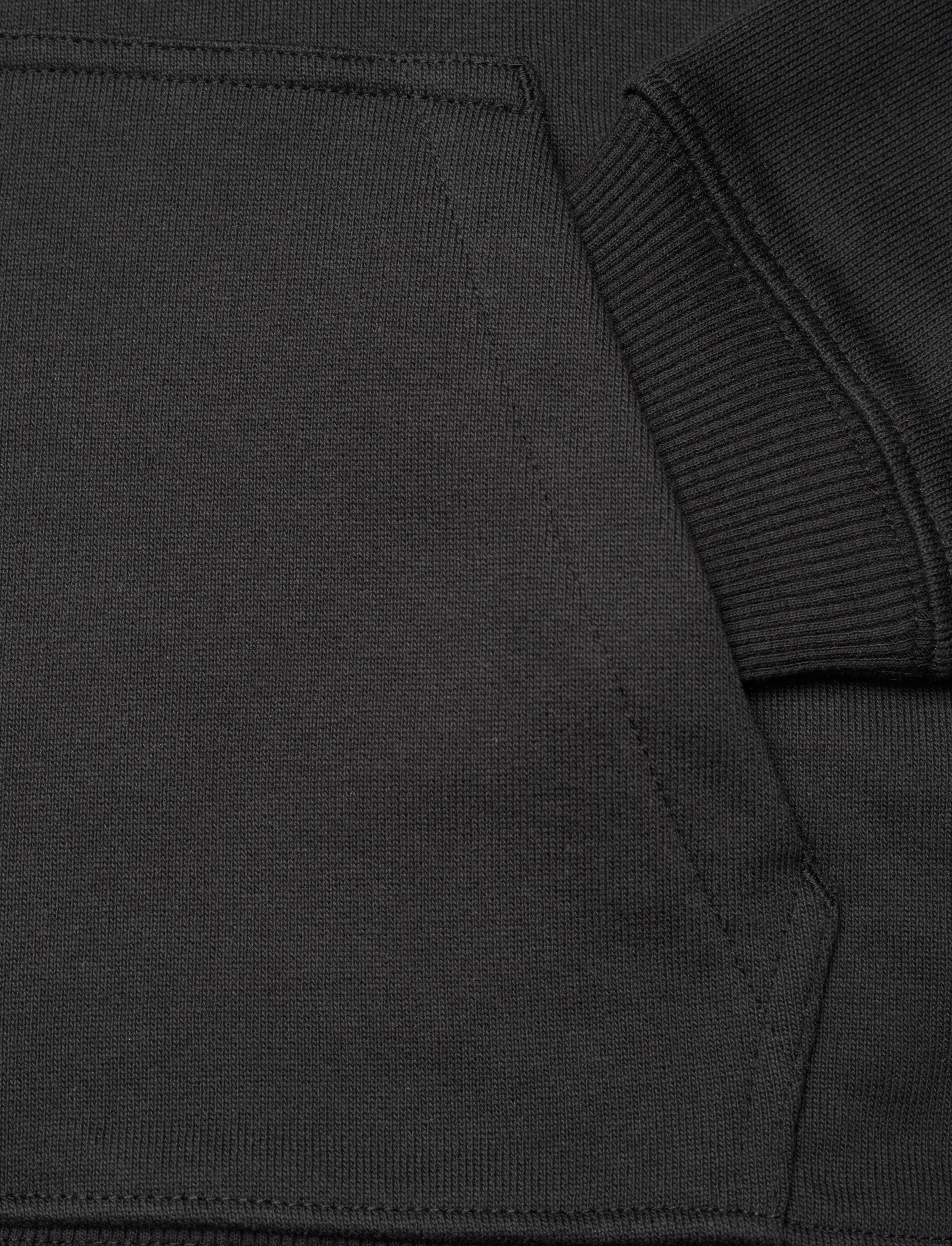 Calvin Klein Jeans - WOVEN LABEL HOODIE - ck black - 3