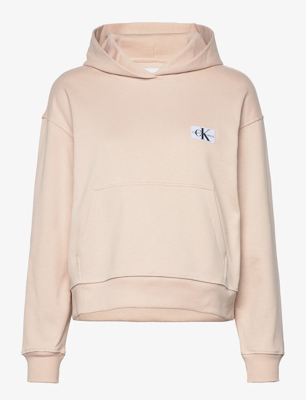 Calvin Klein Jeans Woven Label Hoodie Hoodies Boozt
