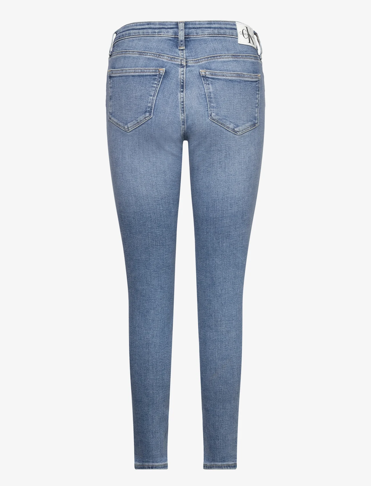 Calvin Klein Jeans - MID RISE SKINNY - siaurėjantys džinsai - denim medium - 1