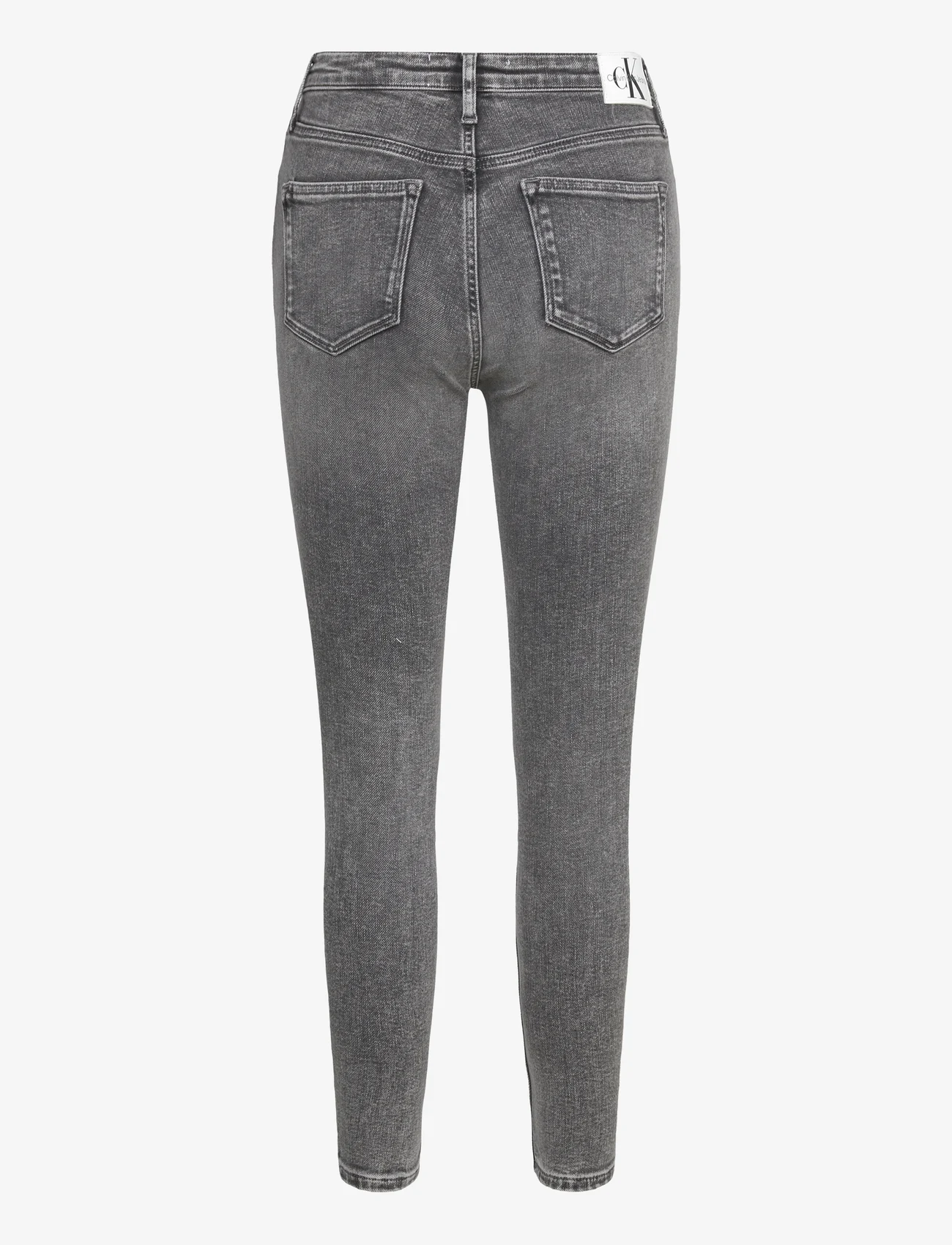 Calvin Klein Jeans - HIGH RISE SUPER SKINNY ANKLE - liibuvad teksad - denim grey - 1
