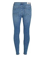 Calvin Klein Jeans - HIGH RISE SUPER SKINNY ANKLE - džinsa bikses ar šaurām starām - denim light - 5