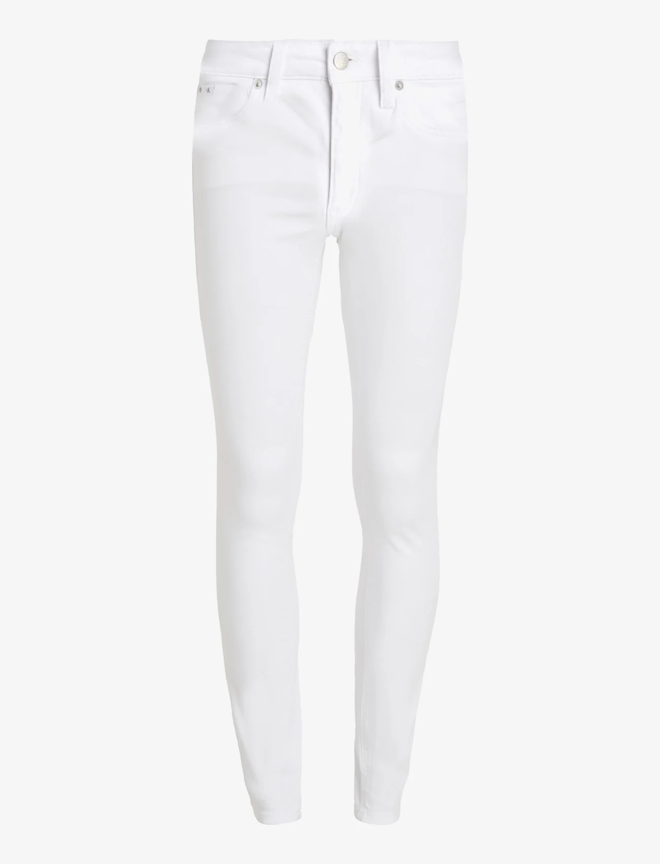 Calvin Klein Jeans - MID RISE SKINNY - džinsa bikses ar šaurām starām - denim light - 0