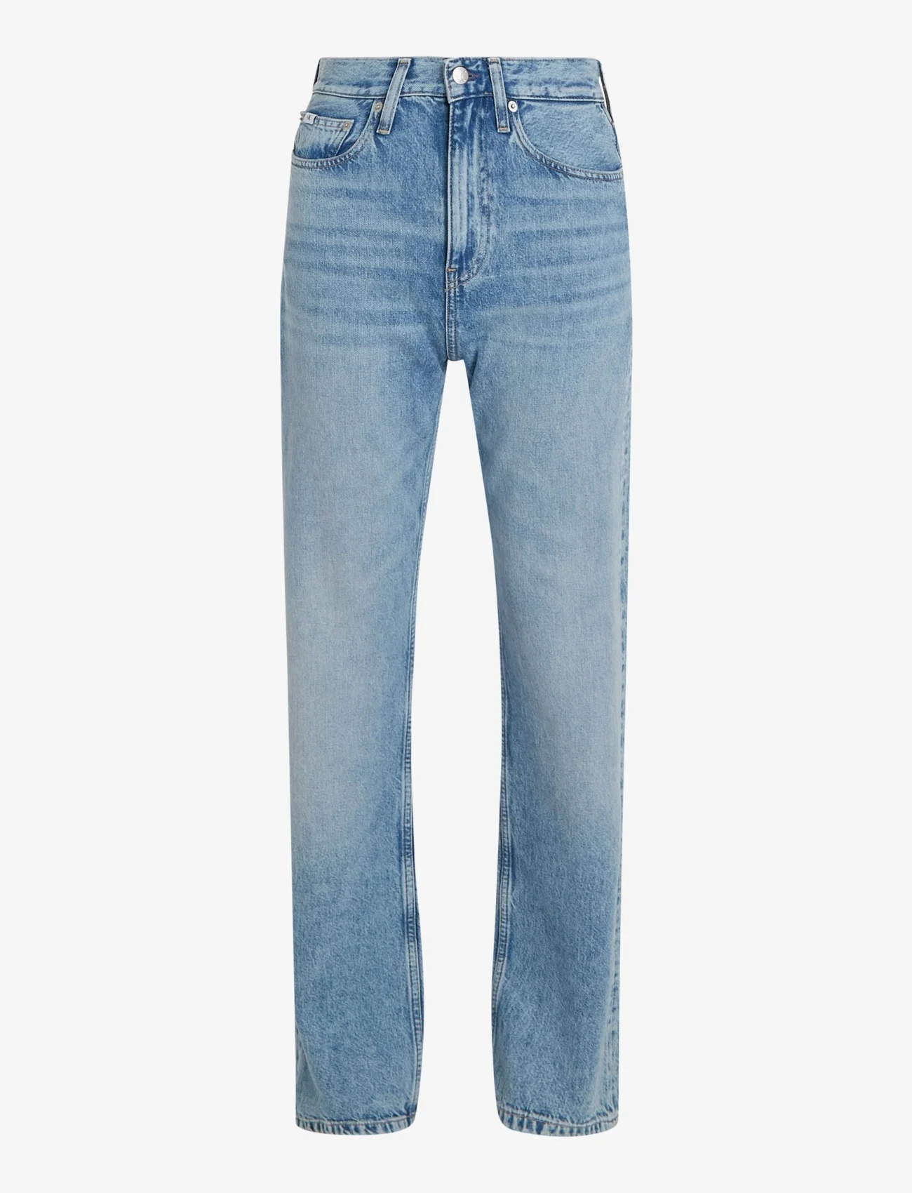 Calvin Klein Jeans - HIGH RISE STRAIGHT - sirge säärega teksad - denim light - 0