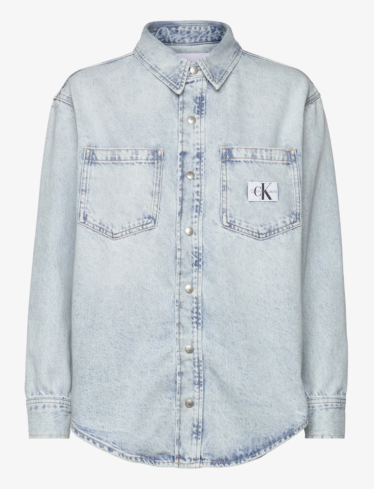Calvin Klein Jeans - DAD DENIM SHIRT - denimskjorter - denim light - 0