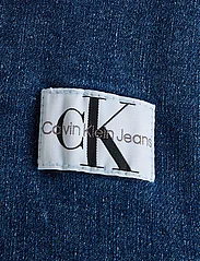 Calvin Klein Jeans - ZIP CROP TOP - crop tops - denim dark - 5