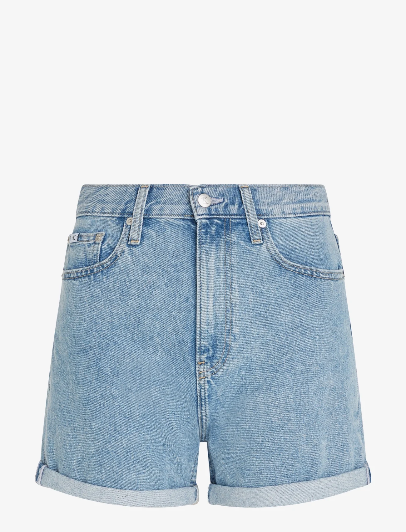 Calvin Klein Jeans - MOM SHORT - džinsa šorti - denim medium - 0