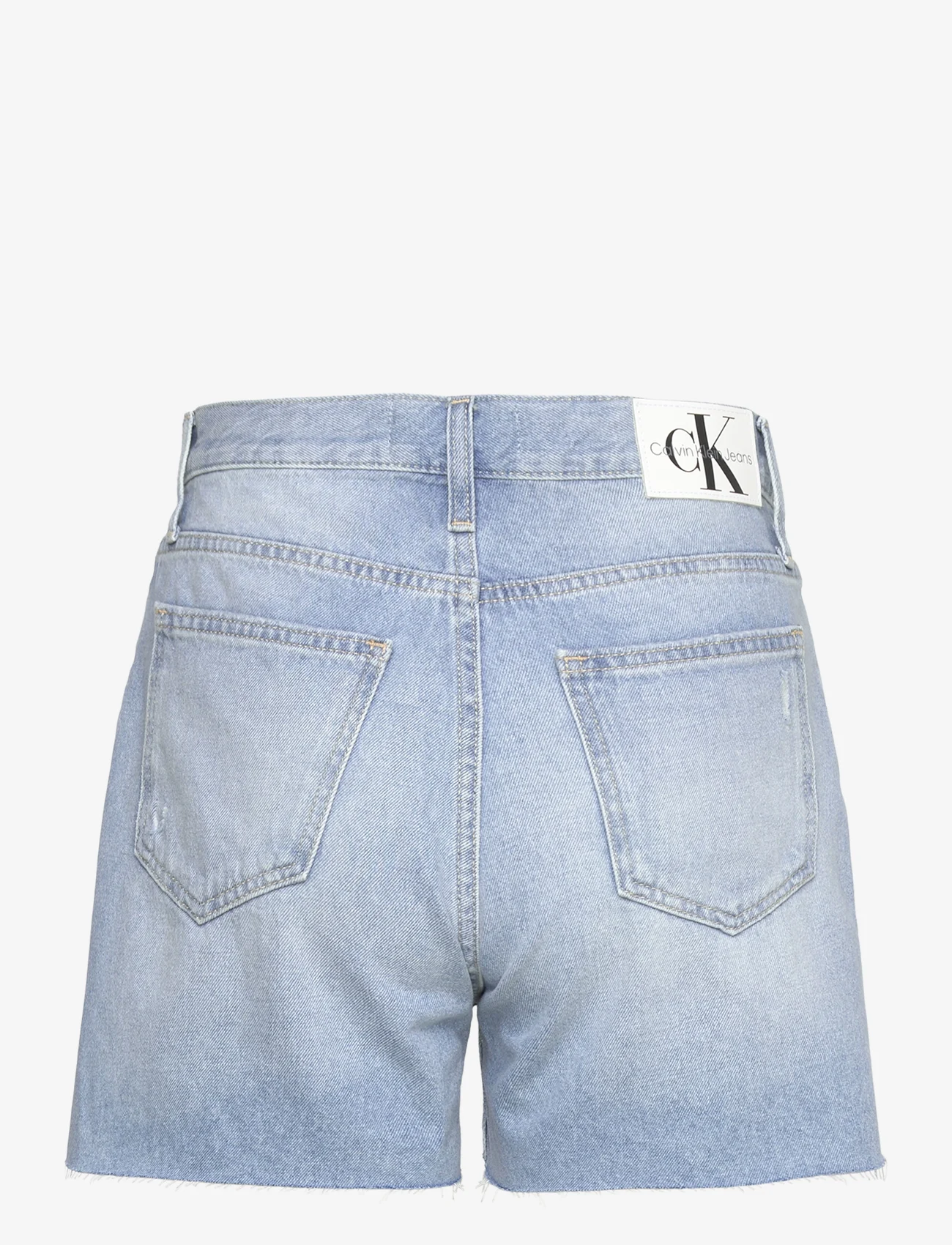 Calvin Klein Jeans - MOM SHORT - jeansowe szorty - denim light - 1