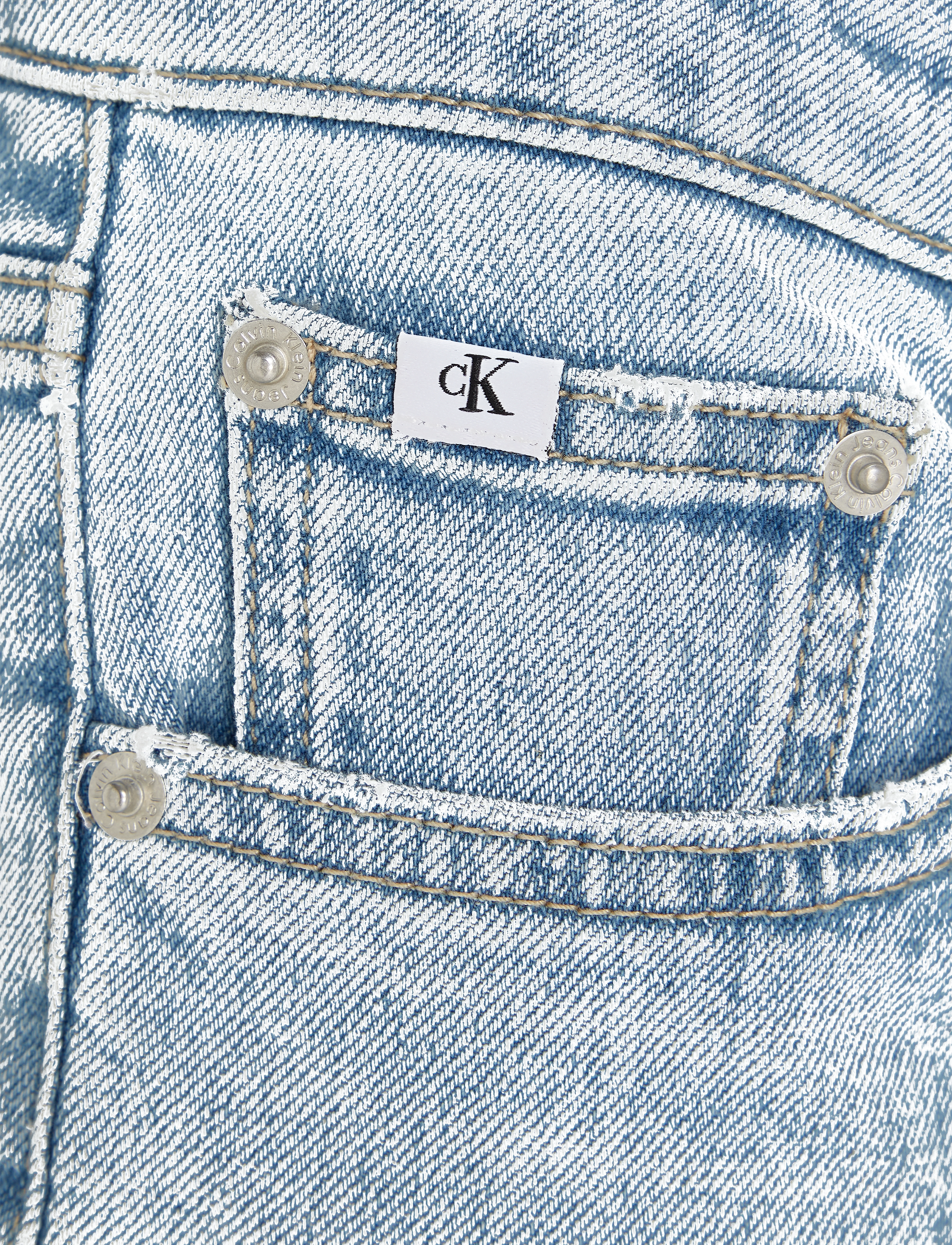 Calvin Klein Jeans - MID RISE SHORT - jeansshorts - denim light - 5