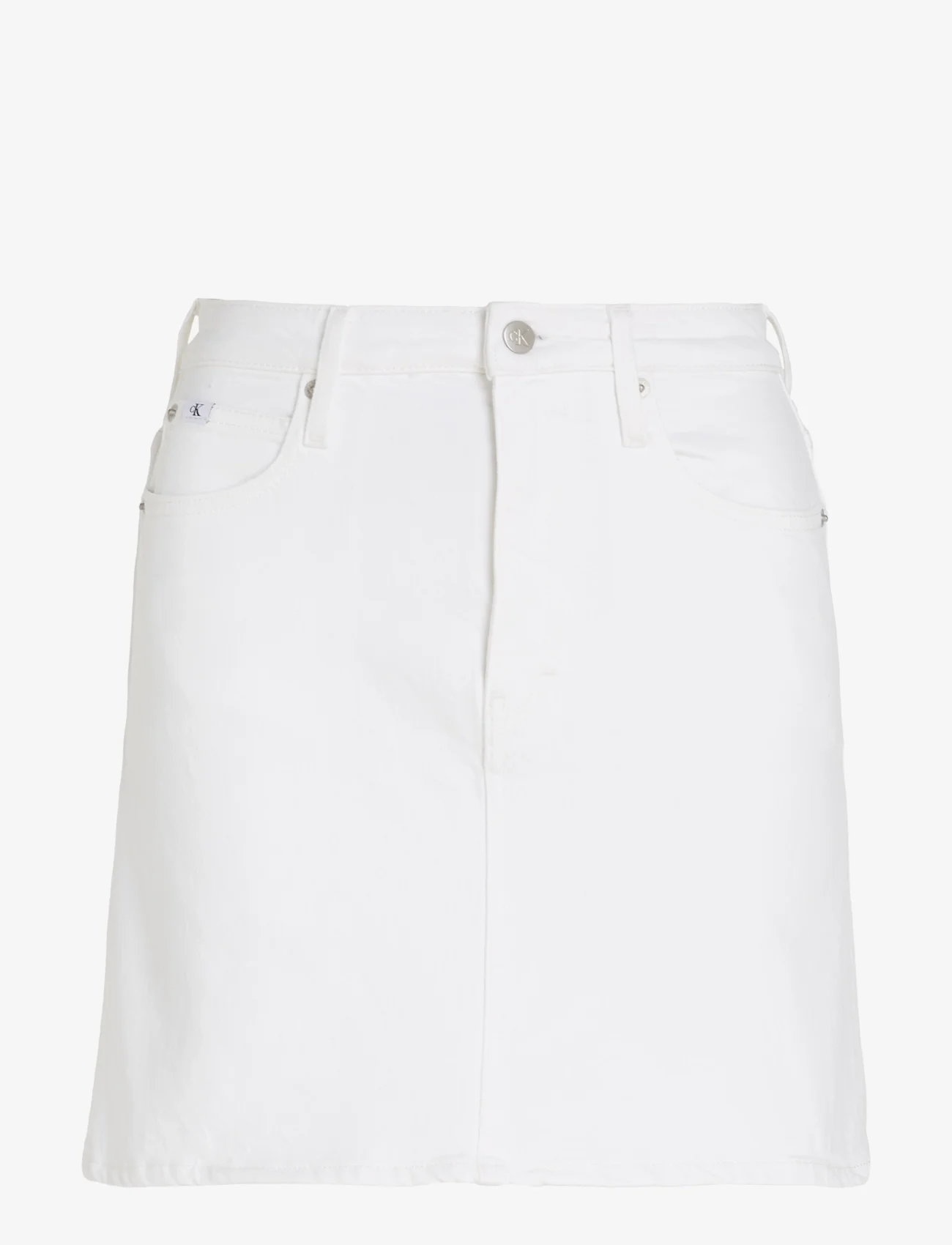 Calvin Klein Jeans - HR A-LINE MINI SKIRT - trumpi sijonai - denim light - 0