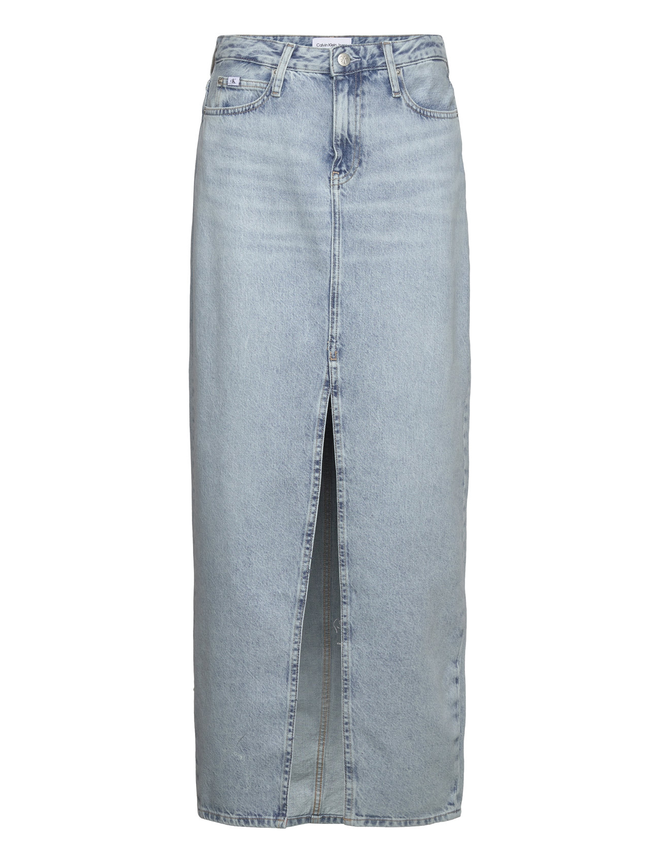 Calvin Klein Jeans - MAXI SKIRT - denimnederdele - denim light - 1