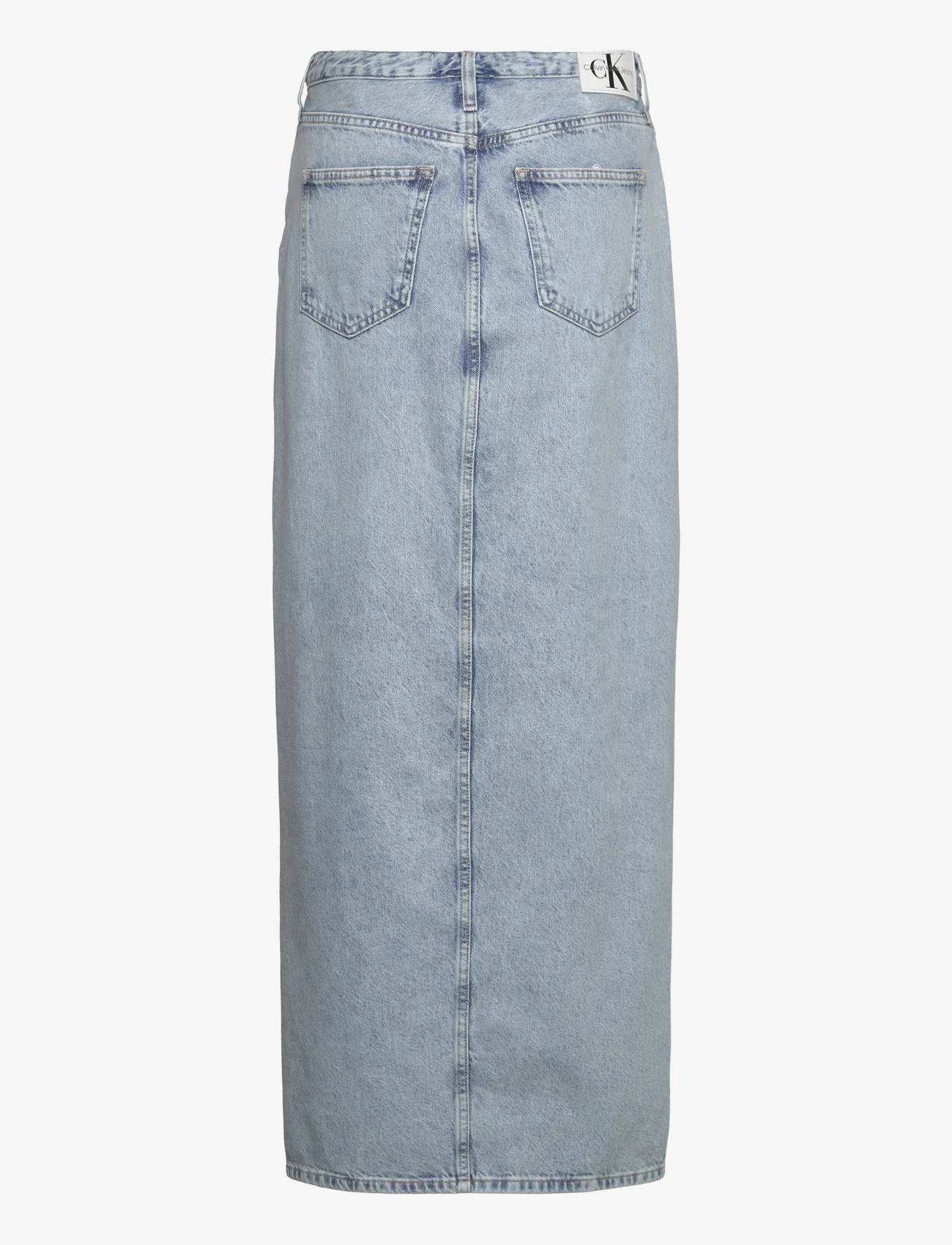 Calvin Klein Jeans - MAXI SKIRT - denim skirts - denim light - 1